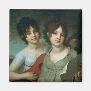 Portrait of A. and V. Gagarin, 1802 Magnet