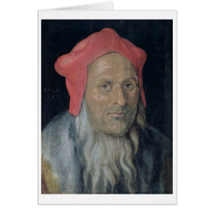 Portrait of a Bearded Man in a Red Hat, 1520 (oil