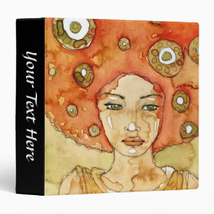 Portrait of a beautiful girl binder