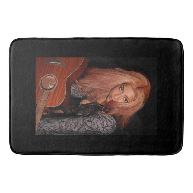 Portrait of a Beautiful Young Lady Bath Mat (Front)