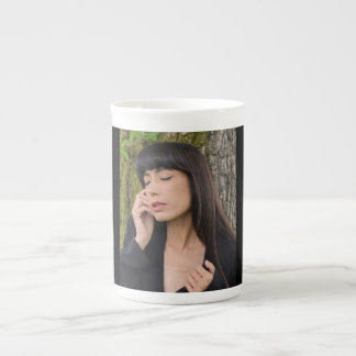 Portrait of a Beautiful Young Lady Bone China Mug
