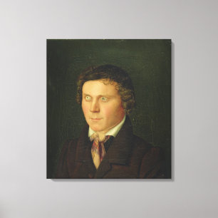 Portrait of a Blind Boy Canvas Print