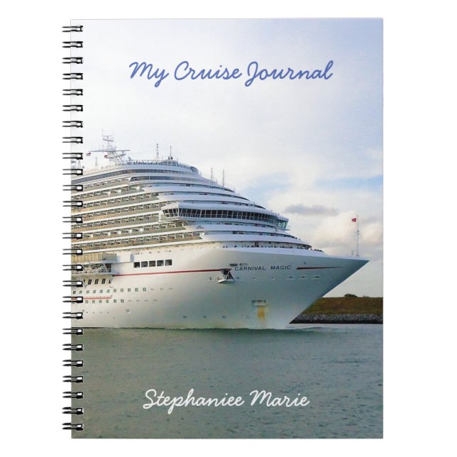 Portrait of a Bow Personalized Cruise Journal (Front)