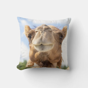 Portrait of a Camel Throw Pillow
