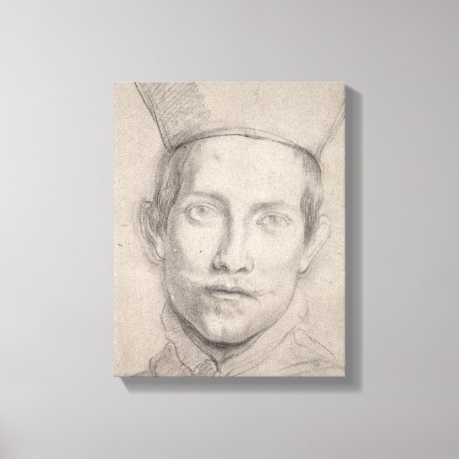 Portrait of a Cardinal Canvas Print (Front)