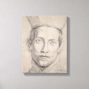 Portrait of a Cardinal Canvas Print