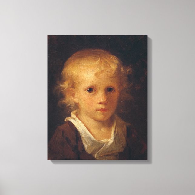 Portrait of a Child Canvas Print (Front)