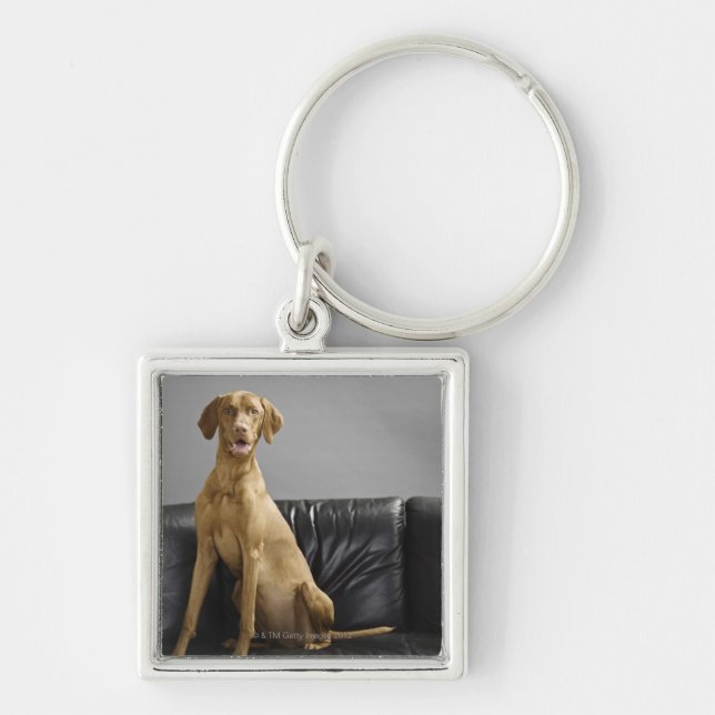Portrait of a dog keychain (Front)