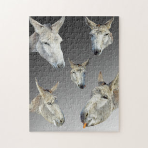 Portrait Of A Donkey, Jigsaw Puzzle
