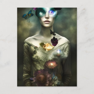 "Portrait of A Dreamer" Fantasy AI Art Postcard