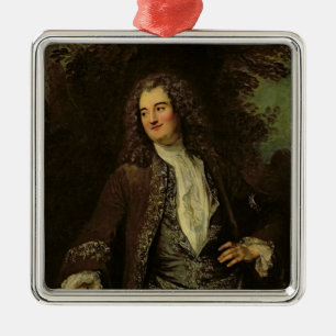 Portrait of a Gentleman, or Portrait of Jean Metal Ornament