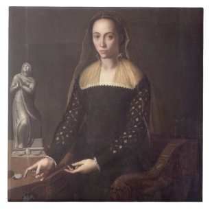 Portrait of a Gentlewoman, 1559 (oil on panel) Tile