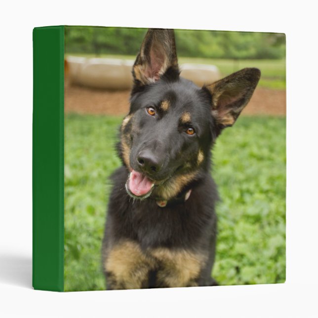 Portrait of a German Shepherd Binder (Front/Spine)