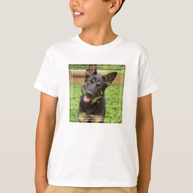 Portrait of a German Shepherd T-Shirt (Front)
