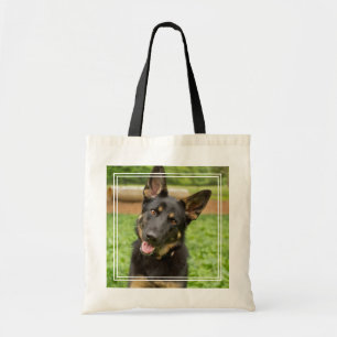 Portrait of a German Shepherd Tote Bag