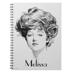 Portrait Of A Gibson Girl, 1900 Notebook