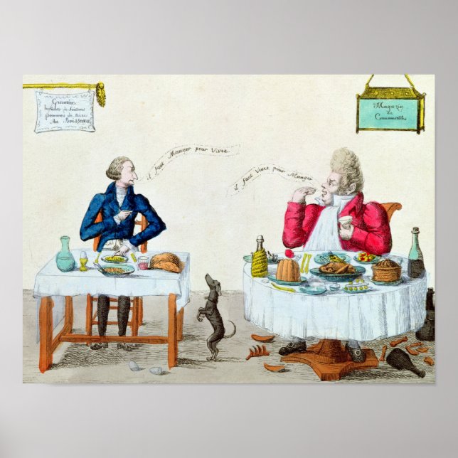 Portrait of a Glutton Poster (Front)