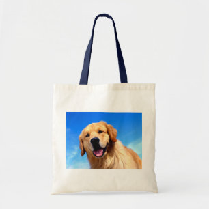Portrait of a Golden Retriever animal Tote Bag