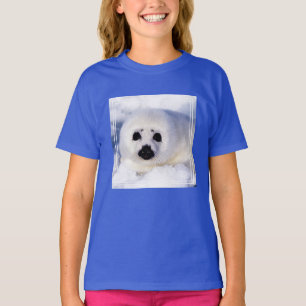 Portrait of a Harp Seal Pup T-Shirt