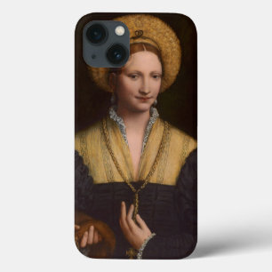 Portrait of a lady, 1520-1525 (oil on panel) iPhone 13 case