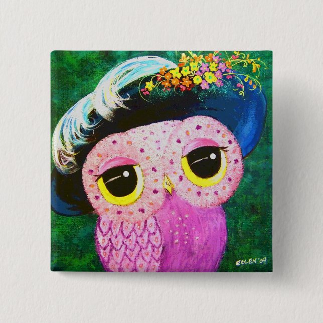 Portrait Of A Lady 2 Inch Square Button (Front)