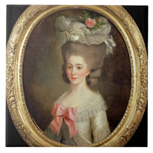 Portrait of a Lady (oil on canvas) Tile