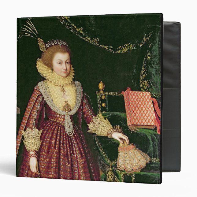 Portrait of a Lady, Possibly Elizabeth, Countess o Binder (Front/Inside)