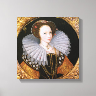 Portrait of a Lady with a Large Ruff Canvas Print