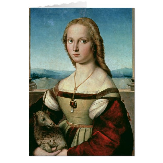 Portrait of a Lady with a Unicorn, c.1505-6 (Front)