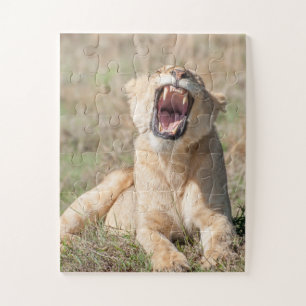 Portrait of a Lioness Jigsaw Puzzle