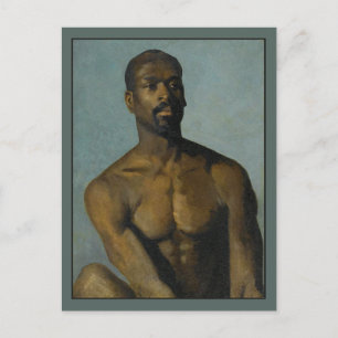 Portrait of a Man by Buchser Postcard