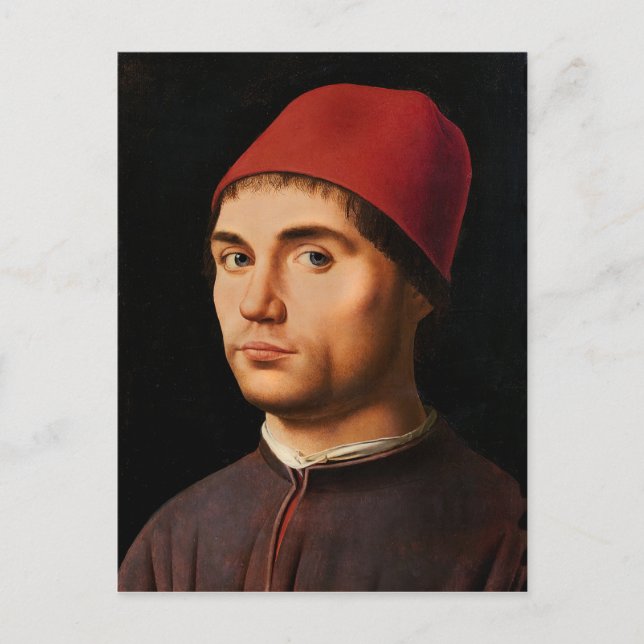 Portrait of a Man, c.1475 Postcard (Front)