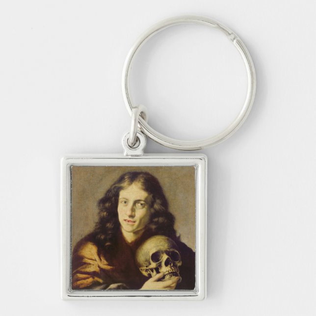 Portrait of a Man Keychain (Front)