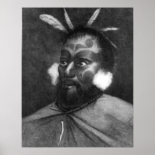 Portrait of a Man of New Zealand Poster