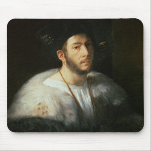 Portrait of a man, possibly Cesare Borgia (1476-15 Mouse Pad