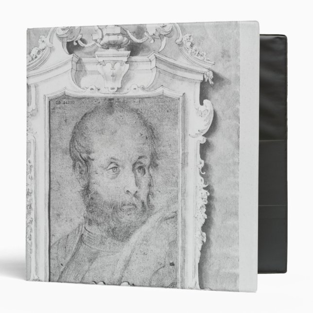 Portrait of a man presumed to be Veronese Binder (Front/Inside)