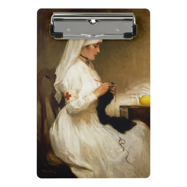 Portrait of a Nurse from the Red Cross Mini Clipboard (Front)