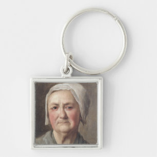Portrait of a Peasant Keychain