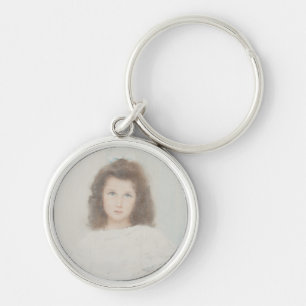 Portrait of a Renee Lambert de Rothschild Keychain