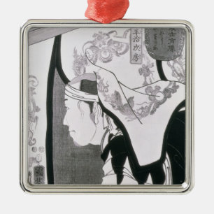 Portrait of a Ronin, from 'Seichin Gushi Shozo' Metal Ornament