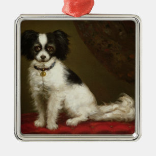 Portrait of a Spaniel Metal Ornament