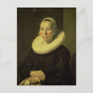 Portrait of a woman, 1644 postcard