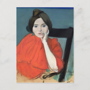 Portrait of a Woman, 1890 Postcard