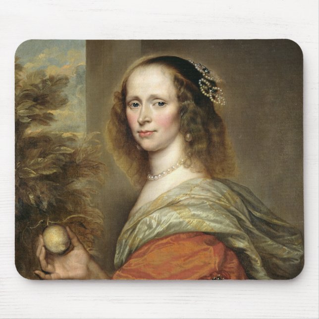 Portrait of a Woman 2 Mouse Pad (Front)