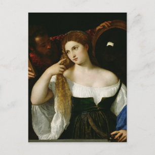 Portrait of a Woman at her Toilet, 1512-15 Postcard