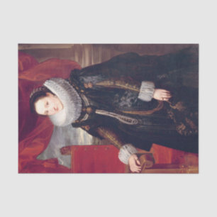 Portrait of a Woman by Cornelis de Vos Tissue Paper