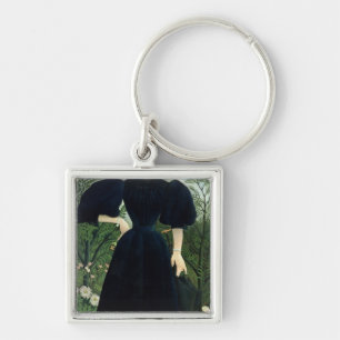 Portrait of a Woman, c.1895-97 Keychain