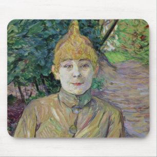 Portrait of a woman, possibly the French dancer Lo Mouse Pad