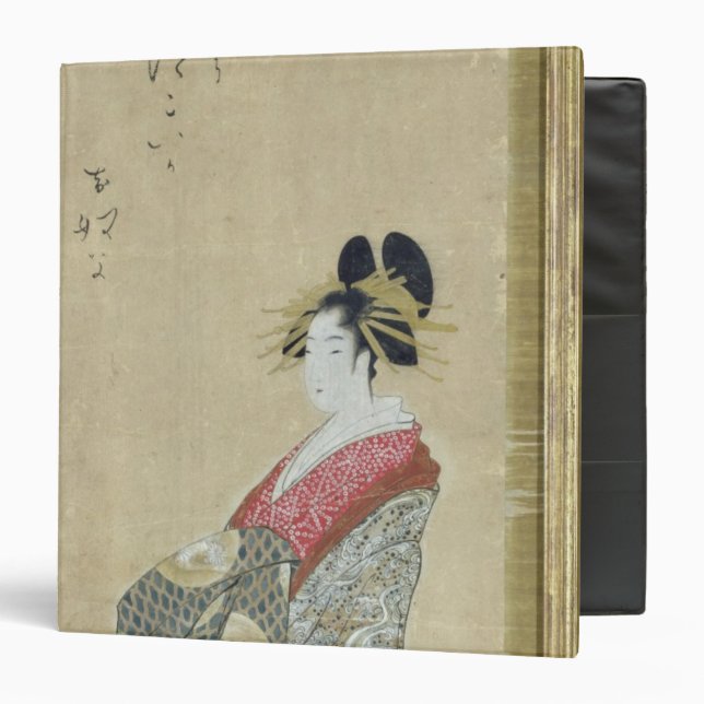 Portrait of a young courtesan binder (Front/Inside)