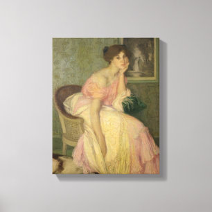 Portrait of a Young Girl, 1906 Canvas Print